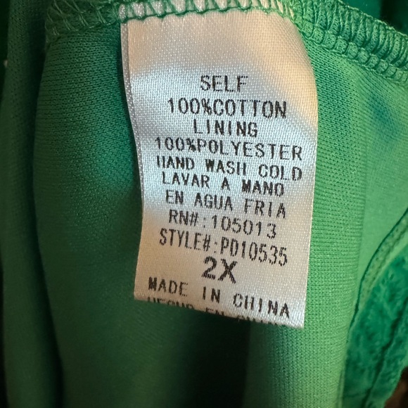 Andree By Unit- NWT Kelly Green Puff Sleeve Women's Dress - Picture 3 of 5